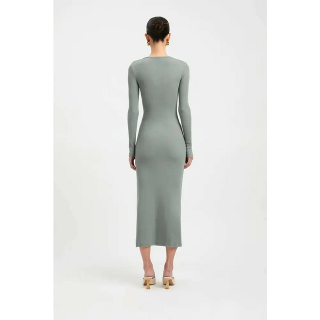 Kookai Emmett Merino Wool Dress in Black Sizes 8 10 or Agave Green Size 8 10 - Dresses