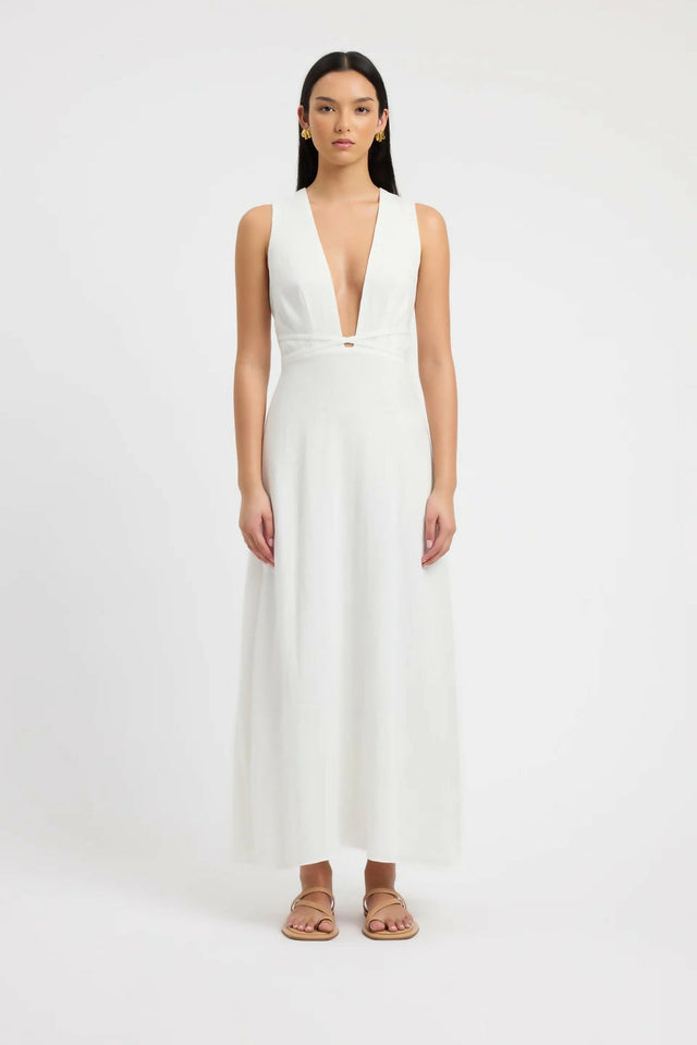 kookai white maxi dress KOOKAI Hayman Dress