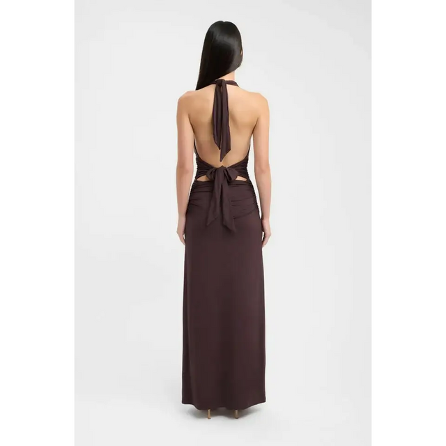Kookai Leni Maxi Dress in Mahogany - Passion Kookai Leni Maxi Dress in Mahogany - Passion