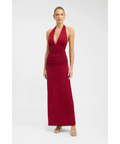 Kookai Leni Maxi Dress - Red Wine - 8 / Red - Dresses