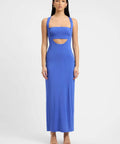 Kookai Mila Maxi Dress in Electric Blue - 6 / Blue - Dresses