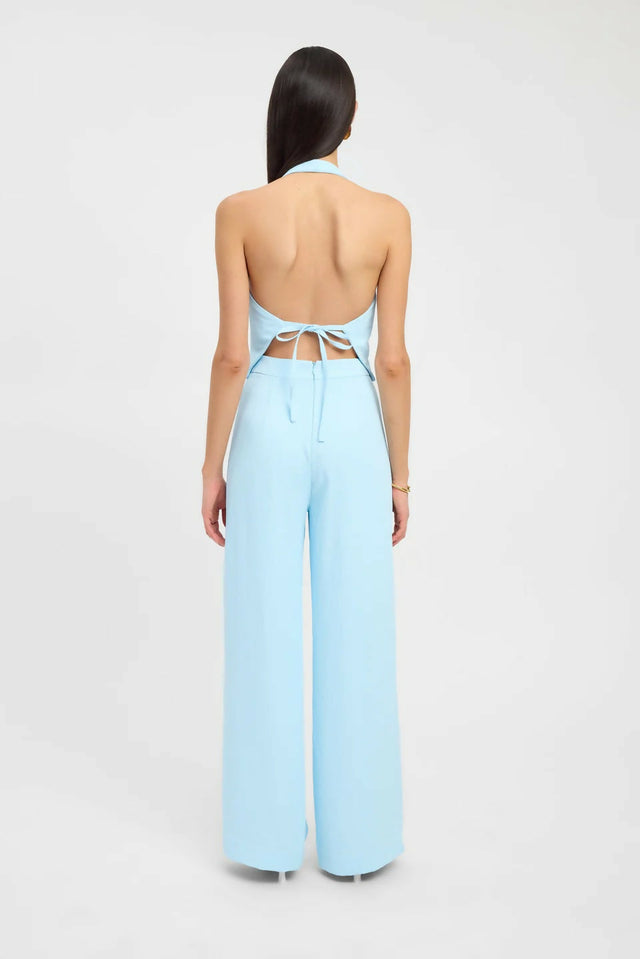 Kookai Oyster Backless Vest + Willow Pants Cloud Blue - 8 / Blue - Outfit Sets