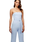 Kookai Oyster Jumpsuit Blue - 10 / Blue - Jumpsuit