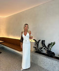 Kookai Oyster Skirt and Vest Set Ivory - 8 / White - Outfit Sets
