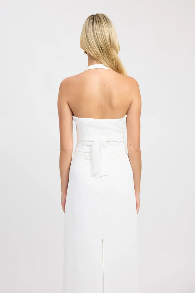 Kookai Oyster Skirt and Vest Set Ivory - 8 / White - Outfit Sets