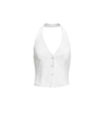 Kookai Oyster Vest Set Ivory - 8 / White - Outfit Sets