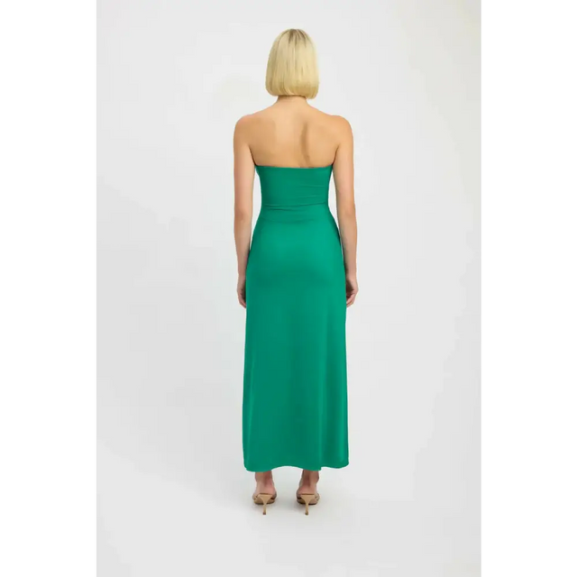 Kookai Paradise Green Bolt Buckle Dress - 10 / Green - Dresses