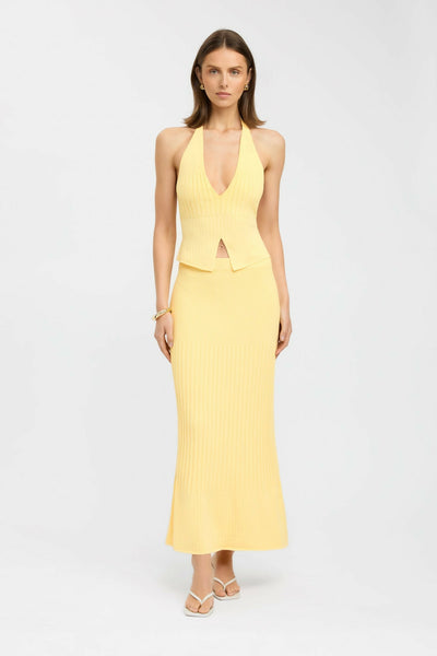kookai yellow halter dress Rent Kookai Yellow Dress UK 8