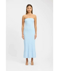 Kookai Serah Strapless Long Dress - 8 / Blue - Dresses