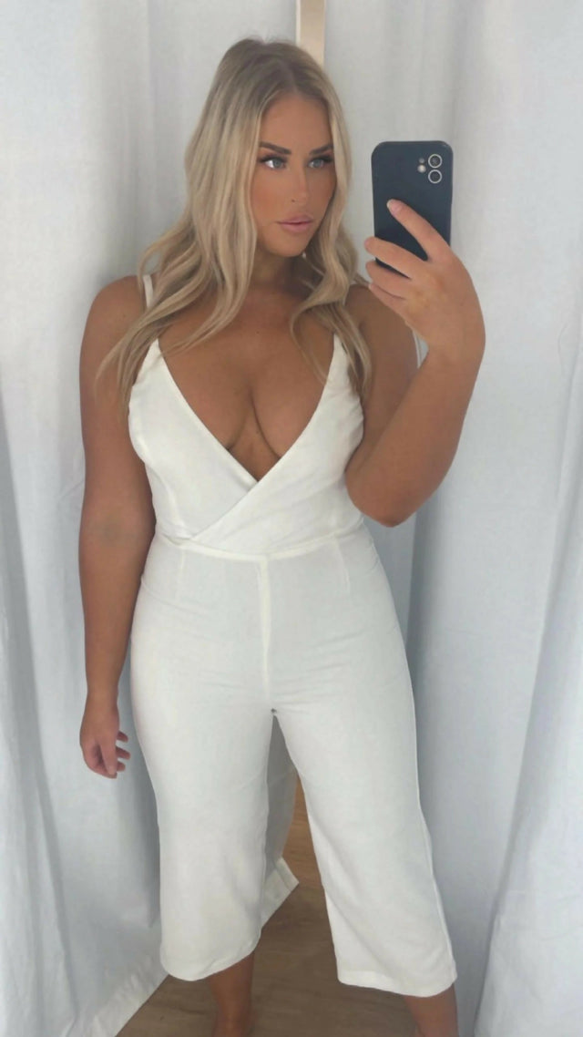 Kookai Shannon Jumpsuit - 12 / White - Jumpsuits