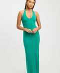 KOOKAI Stella Halter Dress - 8 / Green - Dresses