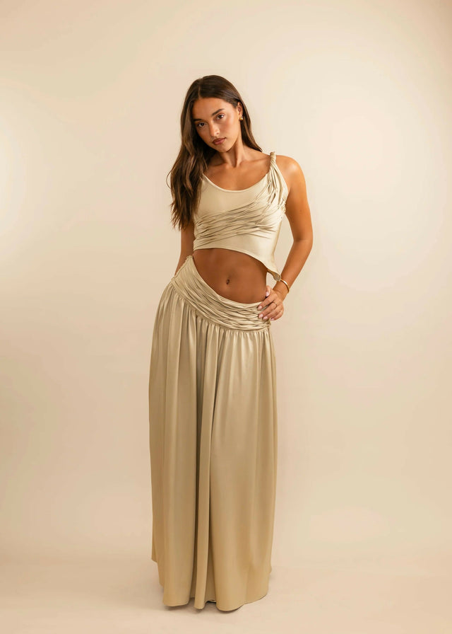 Koster Kulture Calypso Skirt & Top Gold - Outfit Sets