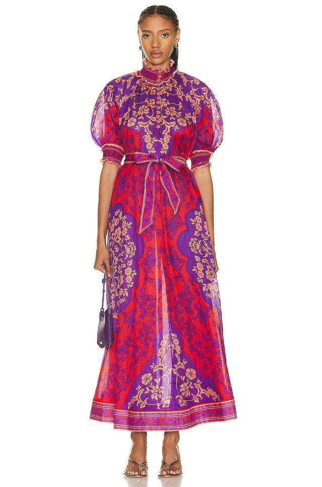 Zimmermann Raie Swing Maxi Dress