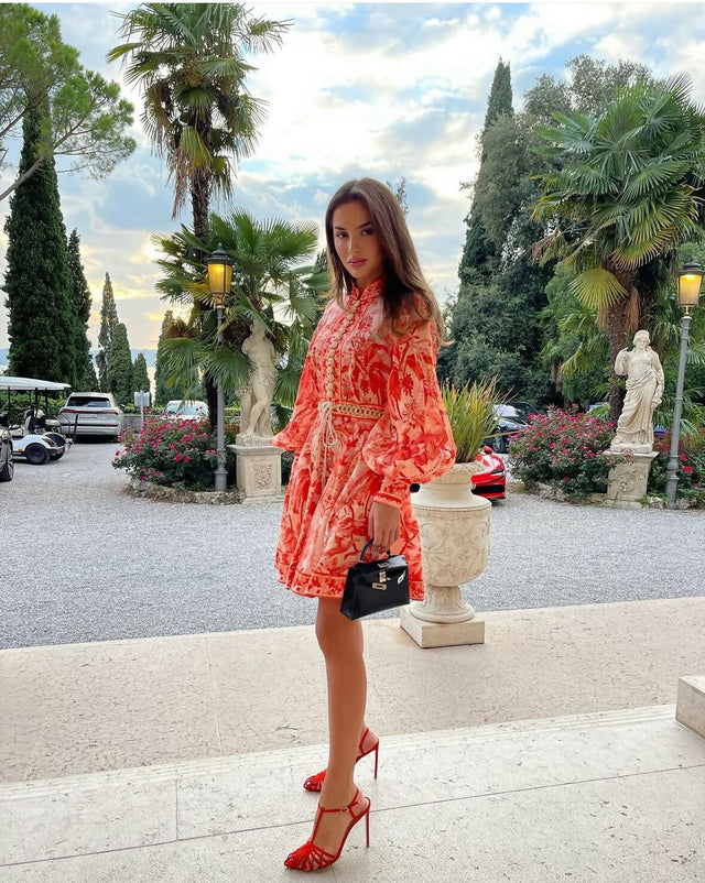 Zimmermann Lyre Billow Mini Dress