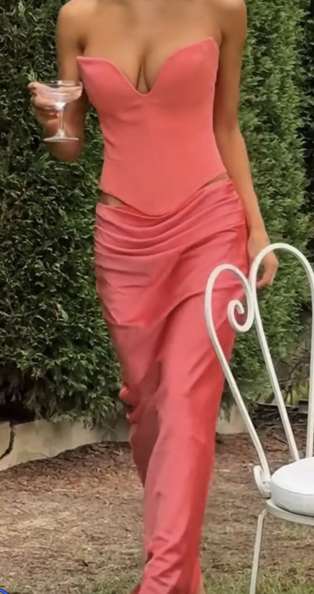 Kamiyah corset and Bernadette maxi skirt