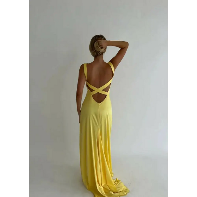 LA Designer Hire How to Lose A Guy in 10 Days Dress - 6 / Yellow - Dresses