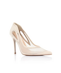 Lana Wilkinson Catherine Pump Ivory Mesh - Ivory - Heels