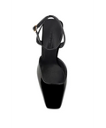 Lana Wilkinson Mona Wedge Black Patent Leather Lana - Wedges