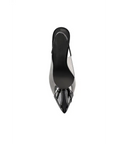 Lana Wilkinson Remi Pump - Vinylite & Black Patent Leather - Heels