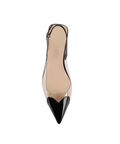 Lana Wilkinson Rhi Flat Vinylite & Black Patent Leather - Flats