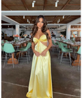 Lane and Sass Lucy Gown - 6 / Yellow - Dresses