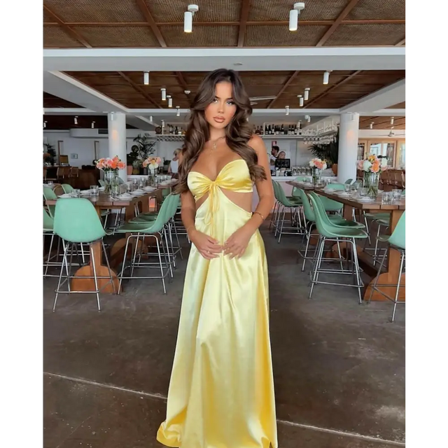 Lane and Sass Lucy Gown - 6 / Yellow - Dresses