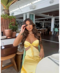 Lane and Sass Lucy Gown - 6 / Yellow - Dresses