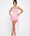 Lani Lou Camellia Mini Dress in Pink Size 8 - 8 / Pink - Dresses