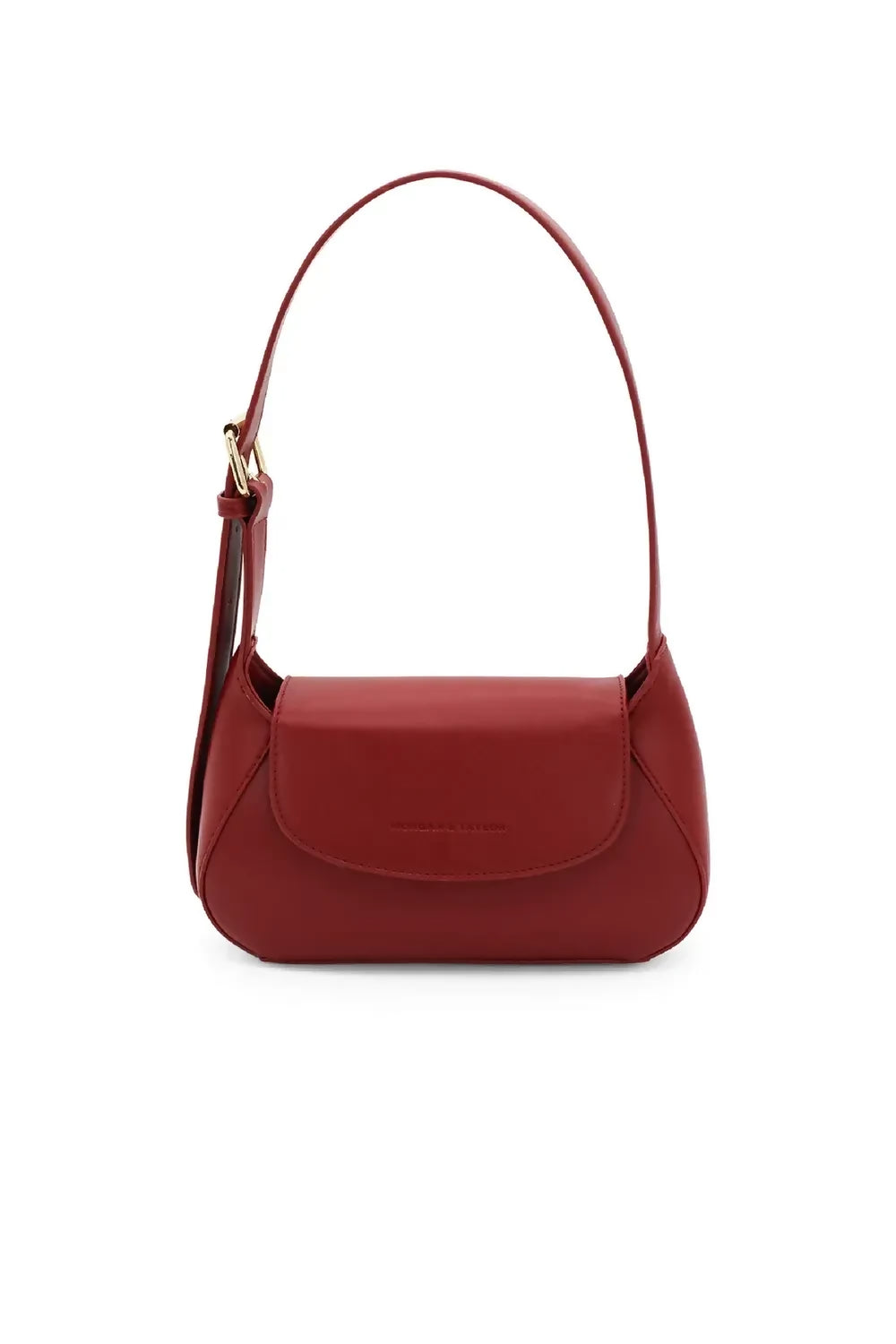 Morgan &amp; Taylor Kiara Shoulder Bag - Burgundy Red – designer dress hire
