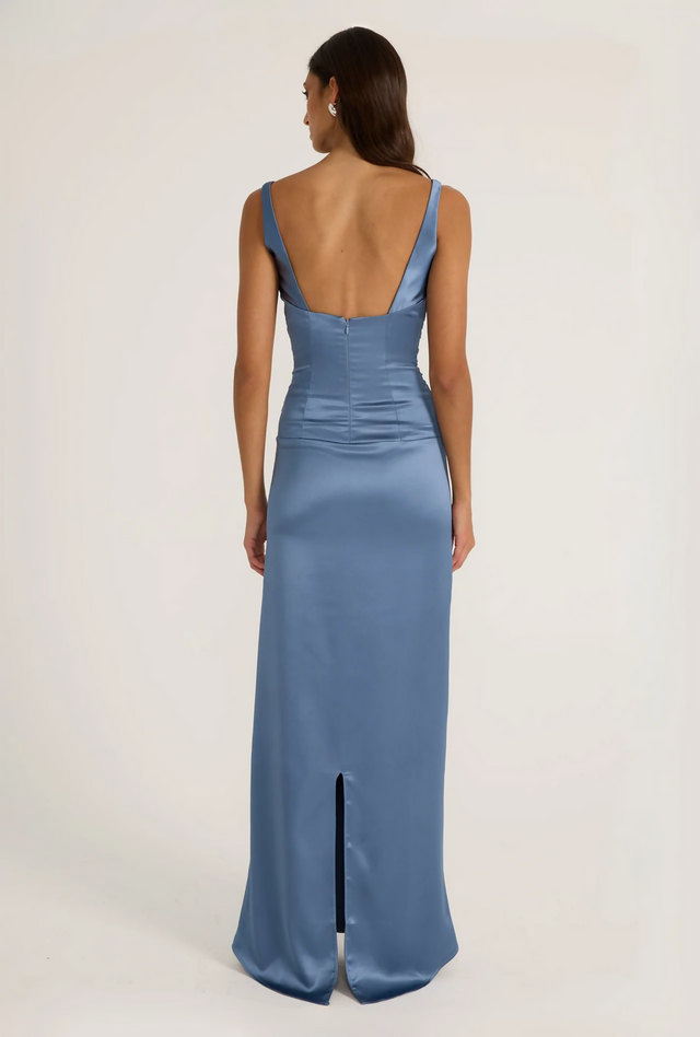 Ance Gria Atlein Gown - Blue