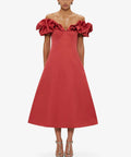 Leo Lin Annie Off Shoulder Frill - Dresses