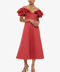 Leo Lin Annie Off Shoulder Frill - Dresses