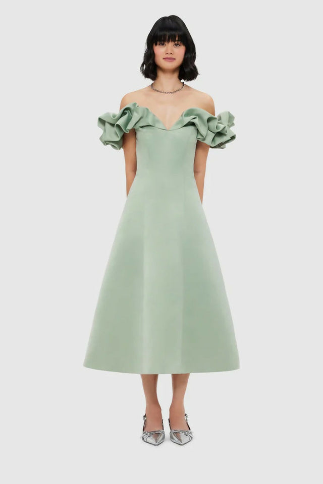 AnnieOffShoulderFrillMidiDress-Sage4
