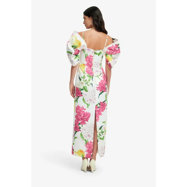 Leo Lin Arabella Maxi Dress - Floral Pear Print - Dresses