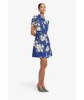 Leo Lin Bronte Mini Dress - Midnight Magnolia Print - Dresses