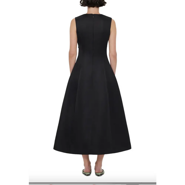 Leo Lin Cleo Embellished Midi Black Sizes8,10,12,14 - Dresses