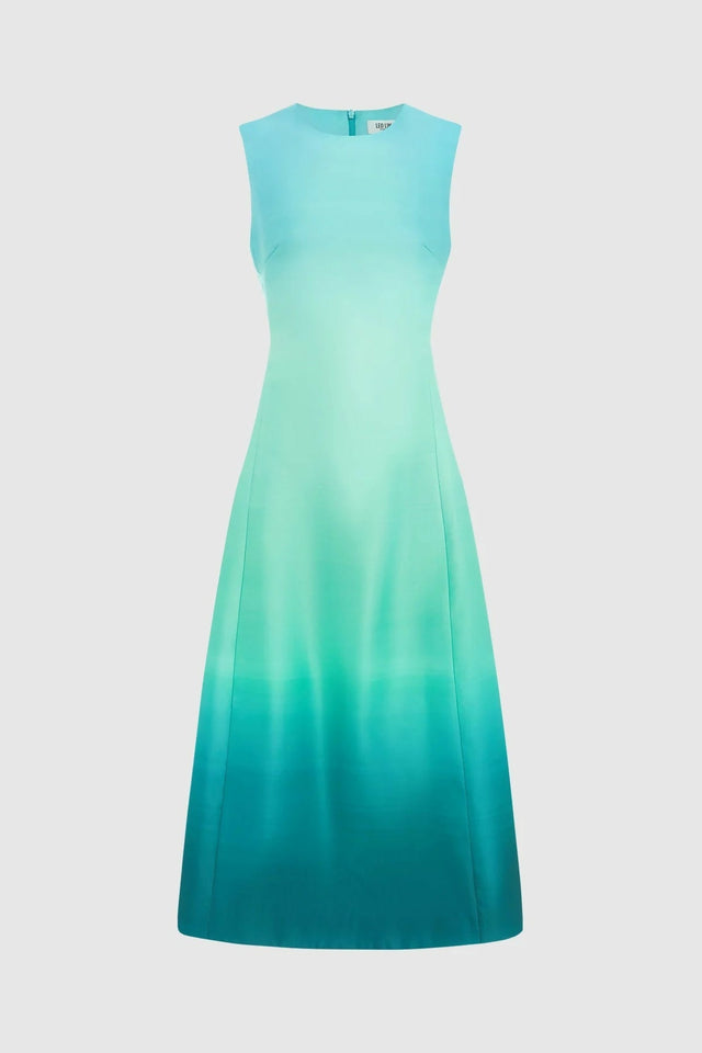 CleoSleevelessMidiDress-OmbreAqua2
