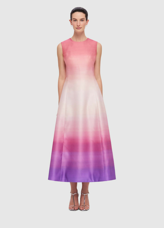 CleoSleevelessMidiDress-OmbreCoral-LLRE240131-1