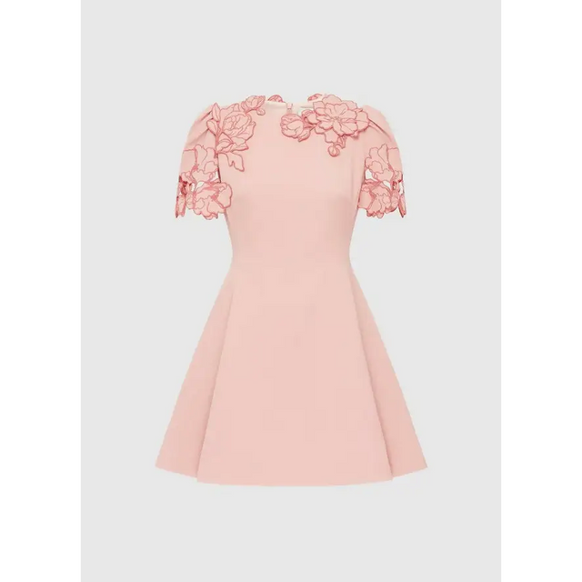 Leo Lin ’Elyse’ Mini Dress - Light Rose - 8 / Pink - Dresses