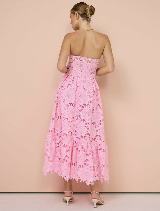 Leo Lin Emilia Bustier Midi Dress - Dresses