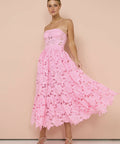 Leo Lin Emilia Bustier Midi Dress - Dresses