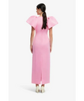Leo Lin Floral Appliqué Maxi Dress - 10 / Pink - Dresses