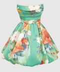 Leo Lin - Leo Lin Florescence Bustier Bubble Mini Dress