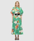 Leo Lin Florescence Cotton Midi Dress - Dresses