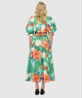 Leo Lin Florescence Cotton Midi Dress - Dresses