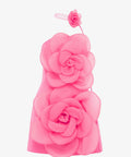 Leo Lin Floret Mini Dress Scarlet - Dresses