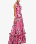 Leo Lin Isabelle Ruffled Halterneck Maxi Dress - Dresses
