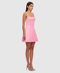 Leo Lin Jacinta Mini Dress In Bubblegum Size 10 - 10 / Pink - Dresses