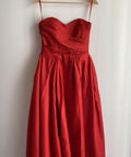Leo Lin Jessica Bustier Gown Red - Dresses
