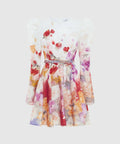 Leo Lin Jordyn Mini Dress in Fleur Size 10 - Dresses